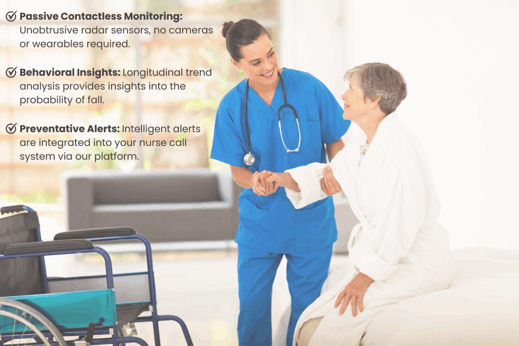 Fall Prevention 1 Caregiver helping woman stand